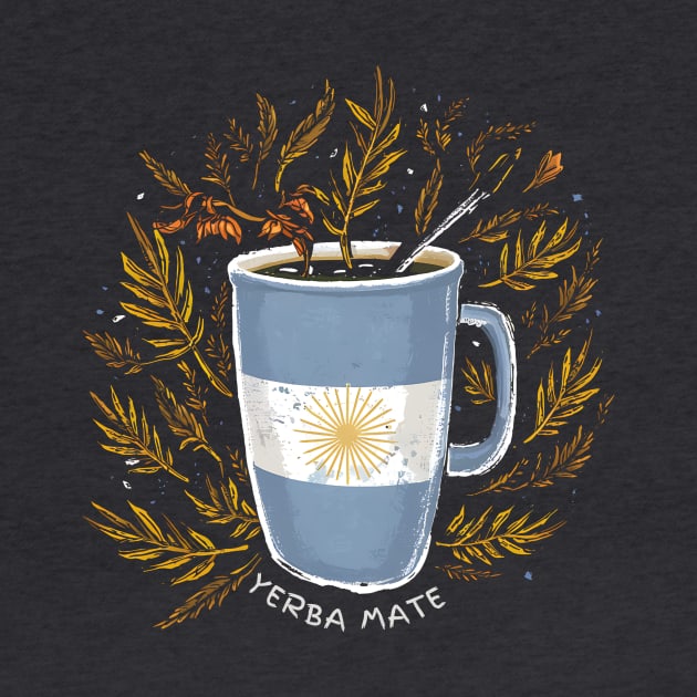 Argentine Elixir: Yerba Mate in the Heart of the Flag by CHNSHIRT